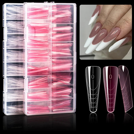 Moldes F1 Dual Form Francesa com Bordas - 150 Pçs