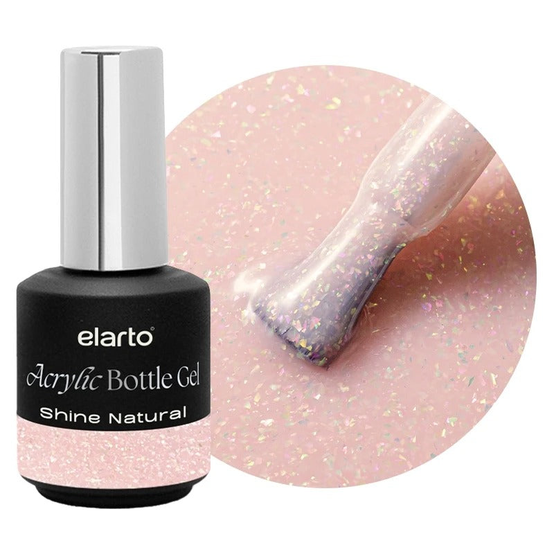 Acrylic Bottle Gel Shine Natural 15ml