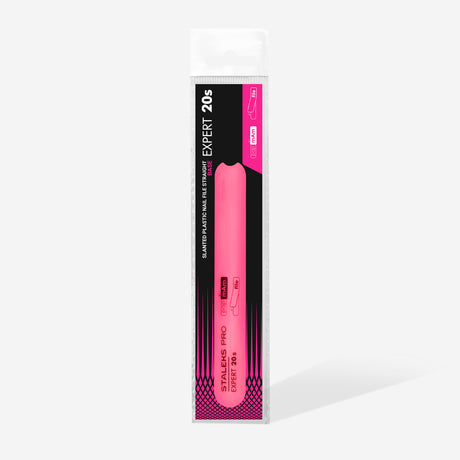 Base Plástica Reta Convexa para Lima de Unhas EXPERT 20s (130 mm)
