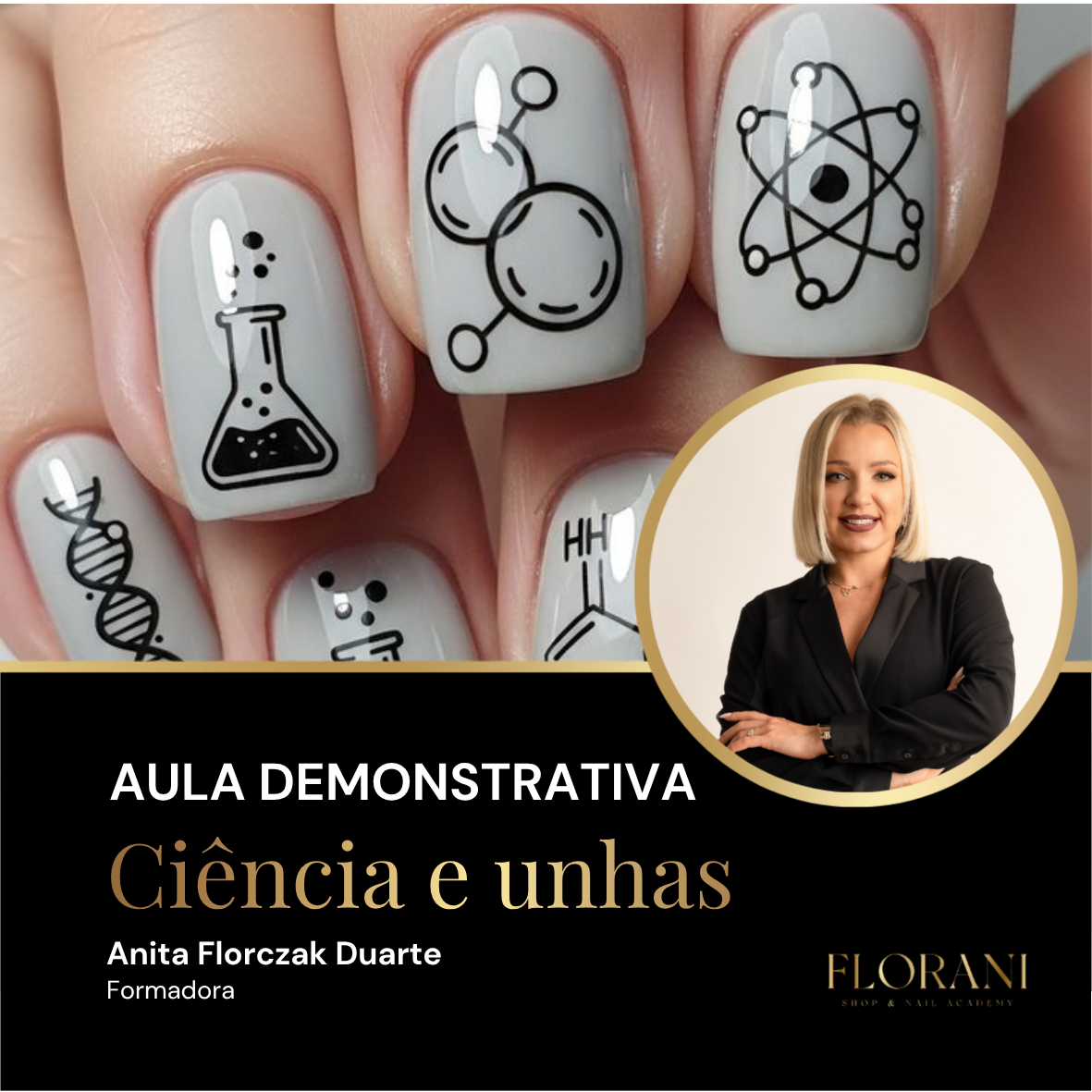 Aula Demonstrativa - Erros no procedimento das unhas que podem contribuir para alergias, queimaduras e descolamentos do produto — mesmo quando a técnica parece correta.