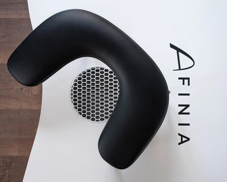 Apoio de mão Afinia Luna - Preto