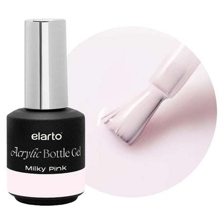 Acrylic Bottle Gel Milky Pink 15ml