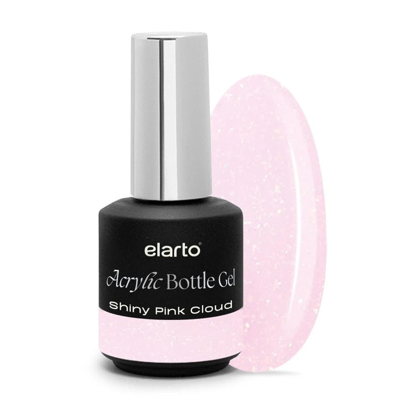 Acrylic Bottle Gel Shiny Pink Cloud 15ml