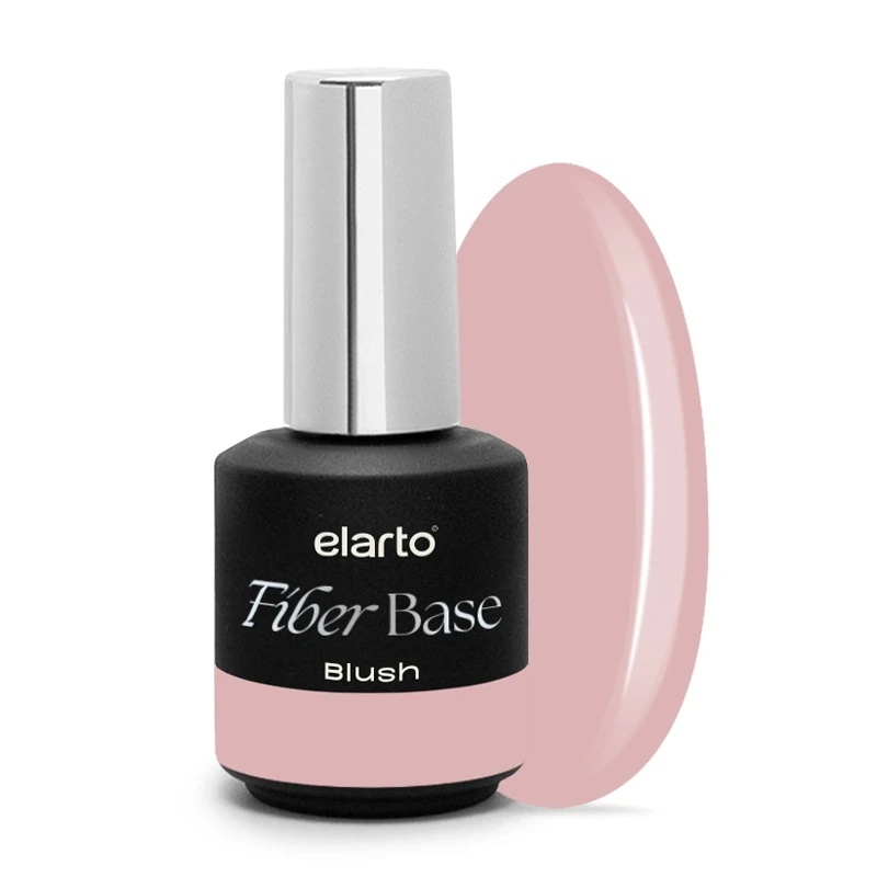 Elastic Fiber Base Blush 15ml - base híbrida com fibras de vidro