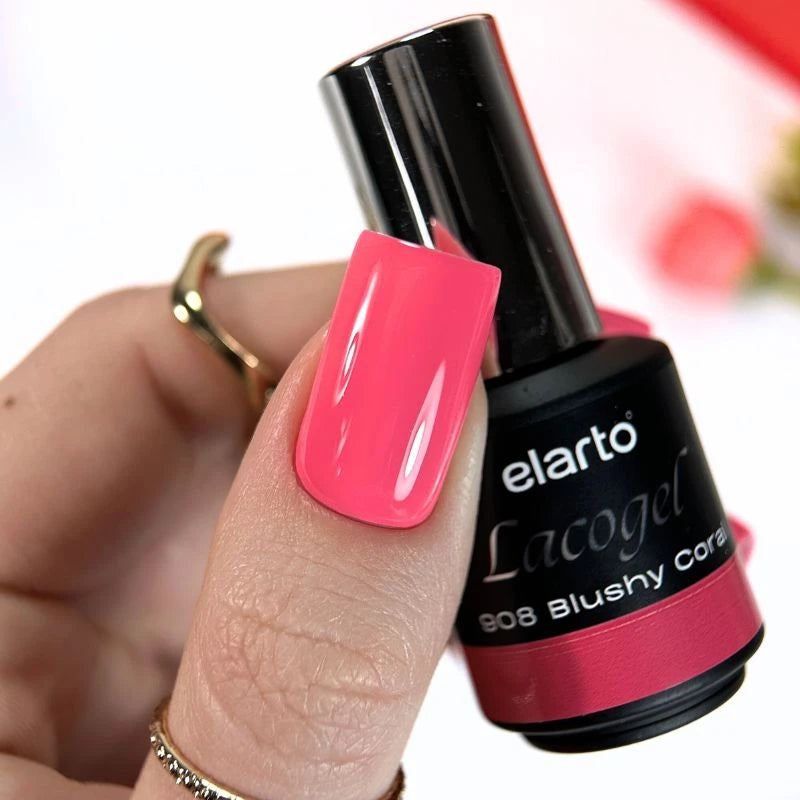 Verniz Gel Lacogel Blushy Coral 908 - 7ml
