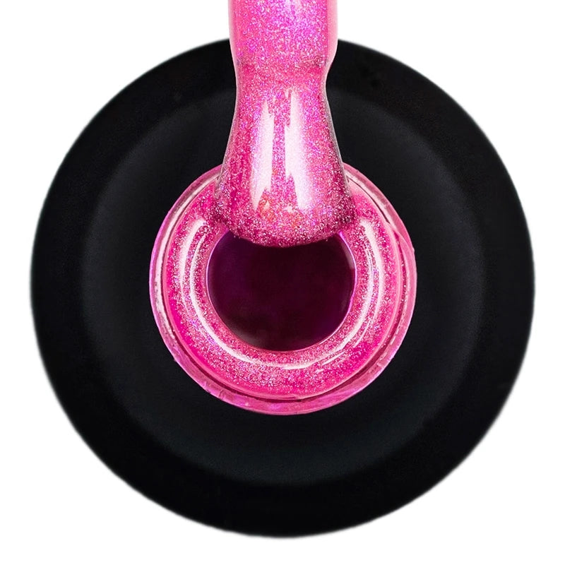 Verniz Gel Lacogel Cool Pink Holo Cat Eye 905 - 7ml