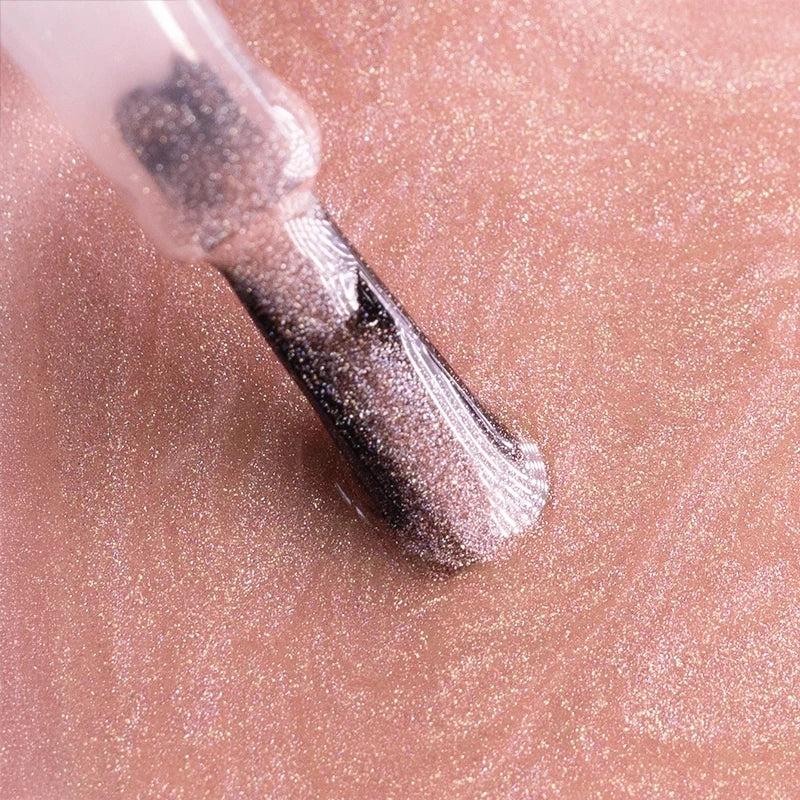 Verniz Gel Lacogel Smoky Peach Holo Cat Eye nr 909 - 7ml