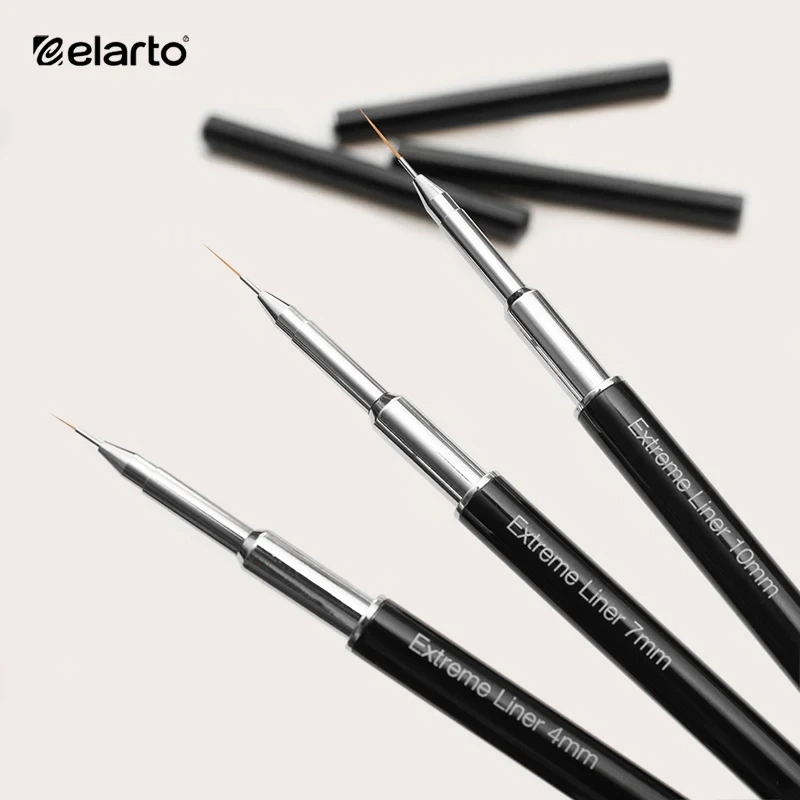 Pincel para Nail Art Extreme Liner 4mm (Preto)