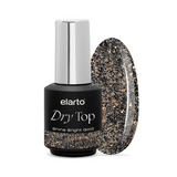 Dry Top Shine Dourado Brilhante 7ml top coat híbrido com efeito flash