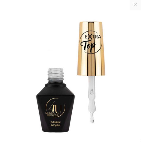 Extra Top Coat 4U Sem Goma No Wipe - Molly Lac 10g