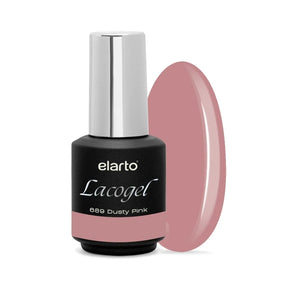 Verniz Gel Lacogel Dusty Pink 689 - 7ml - detalhe