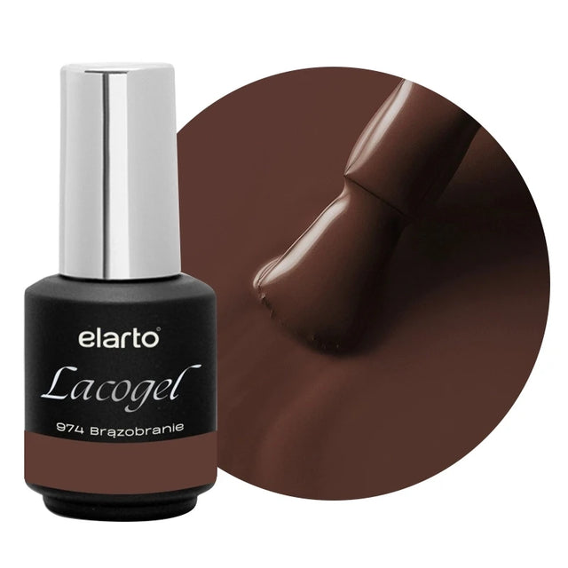 Verniz Gel Lacogel 974 Brązobranie - 7ml - detalhe