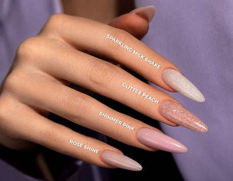 Master Gel 15 Glitter Peach  - Victoria Vynn 60g