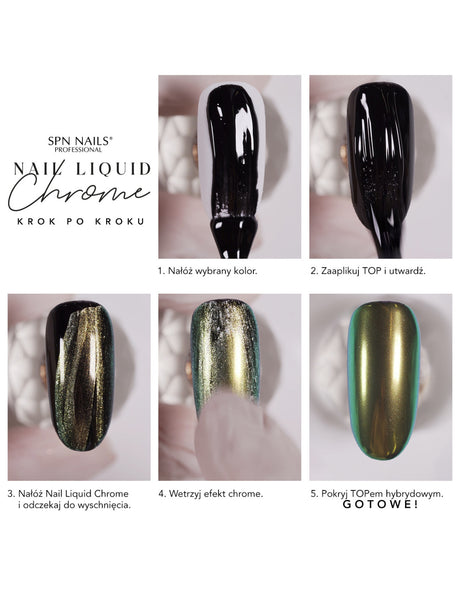 Nail Liquid Chrome Pearl 8ml