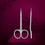 Tesoura Profissional para Cutículas com Gancho EXCLUSIVE 21 TYPE 1 (Magnolia)