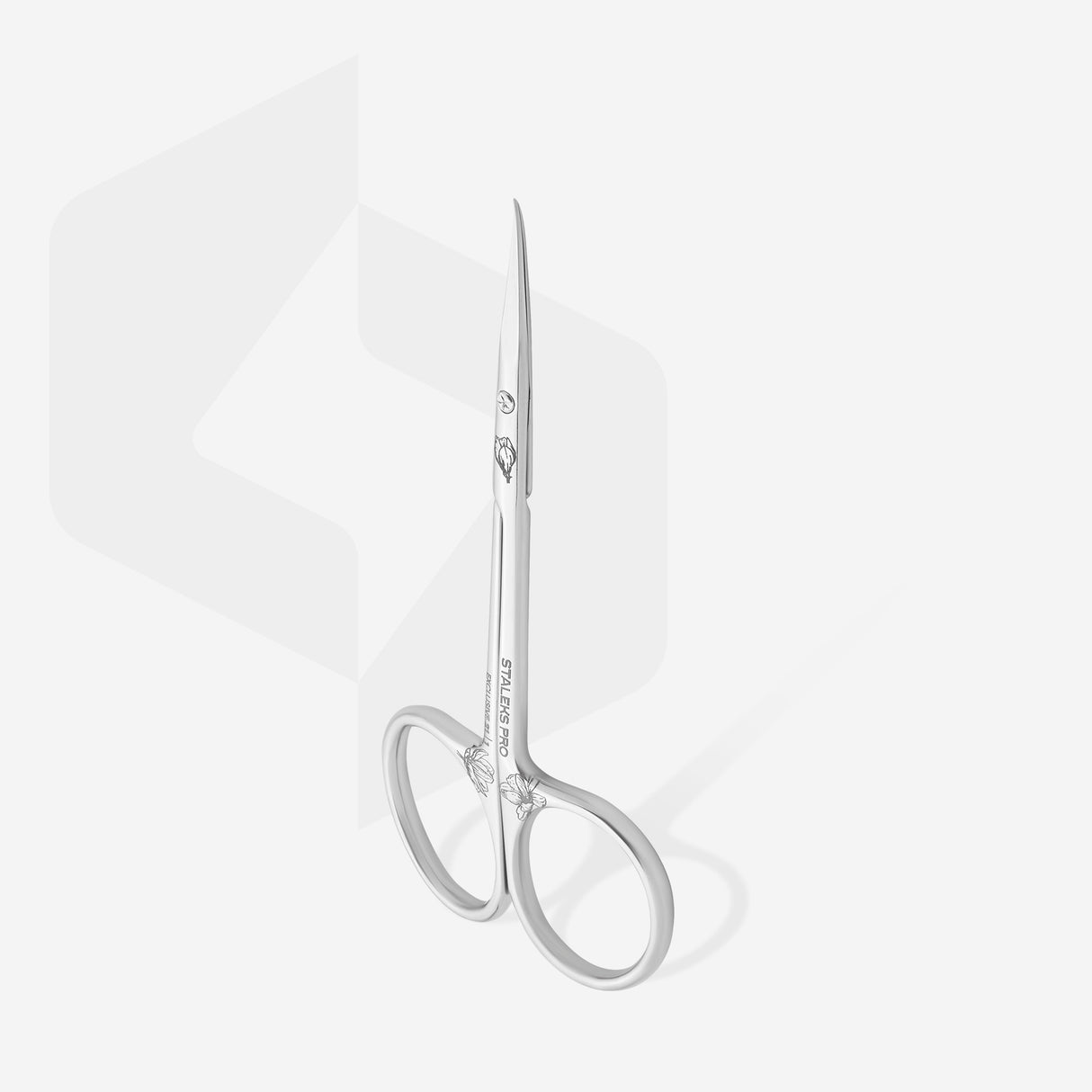 Tesoura Profissional para Cutículas com Gancho EXCLUSIVE 21 TYPE 1 (Magnolia)