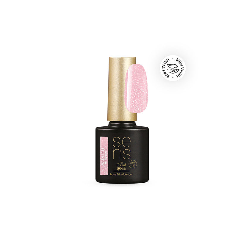 Gel Base e de Construção Sens Flash - Milky Pink 10 ml