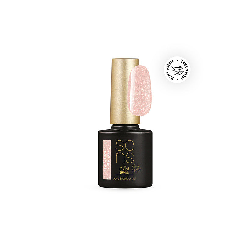 Gel Base e de Construção Sens Flash - Milky Rose 10 ml