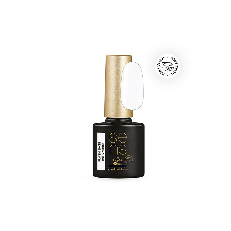 Gel Base e de Construção Sens Flash - Milky White 10 ml