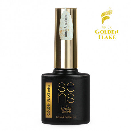 Gel Base e de Construção Sens Golden Flake - Mint 10 ml