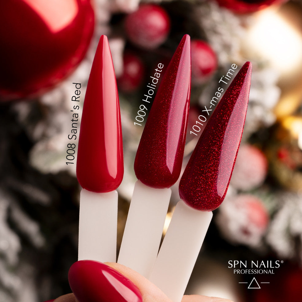X-mas RED Set – Coleção Limitada SPN Nails